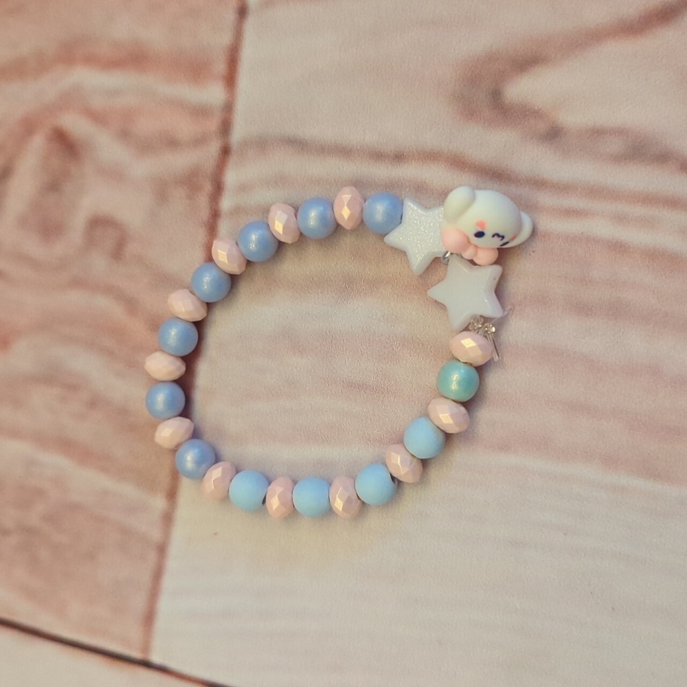 Handmade Kid's Size Beaded Character Bracelets - Picture 5 of 6